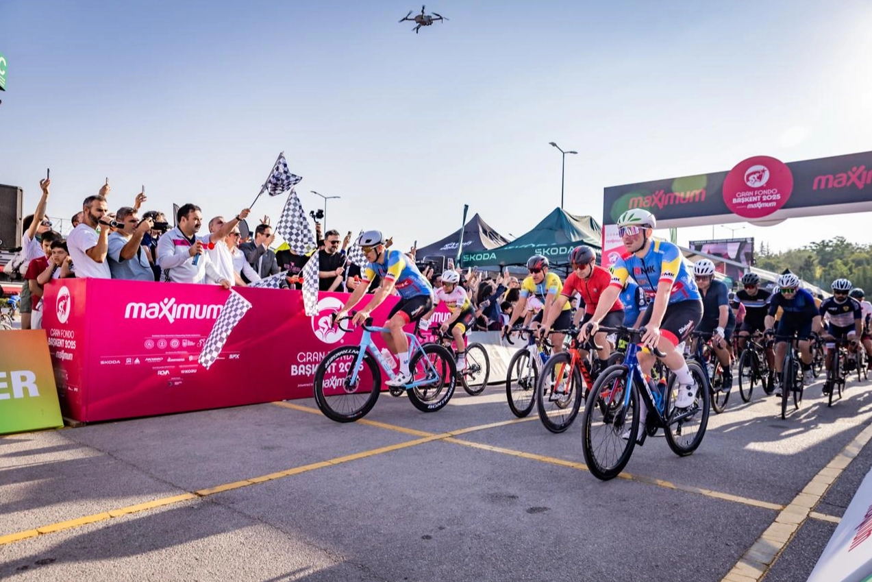 Yüzlerce bisikletçi Ankara'da buluştu