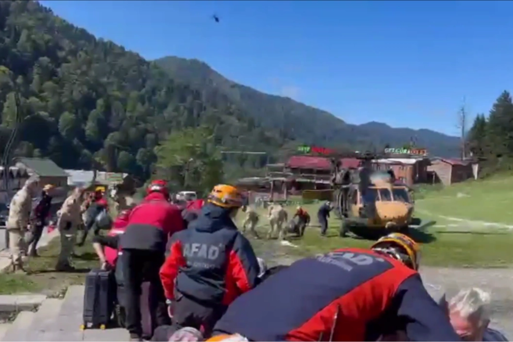 AFAD: Ayder Yaylası'nda 115 vatandaş tahliye edildi