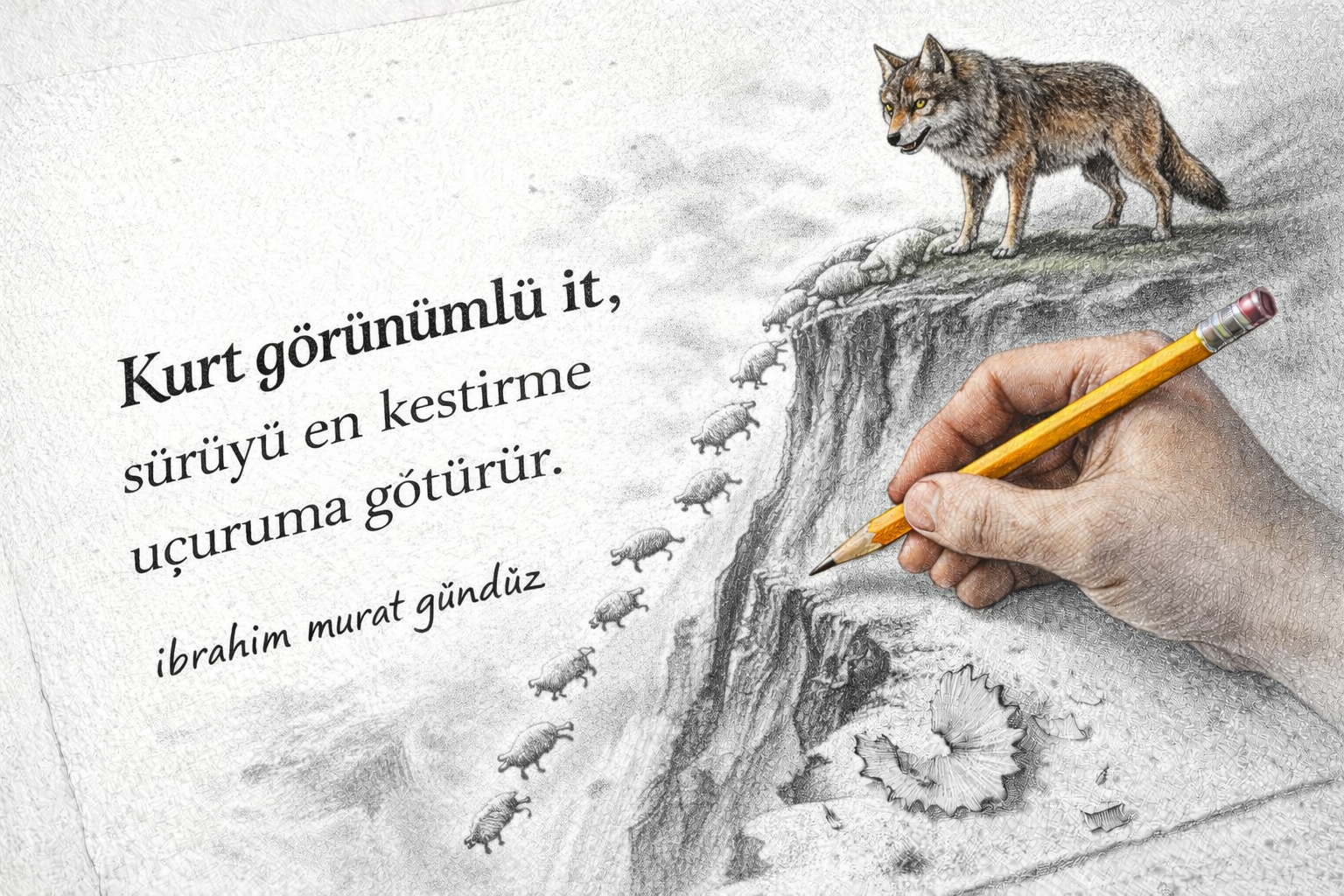 İbrahim Murat Gündüz’den Sert Söz: Kurt Görünümlü İt, Sürüyü Uçuruma Götürür