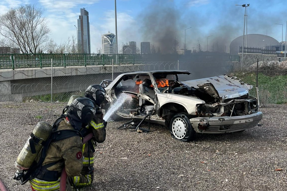 Bursa İtfaiyesi'nden Koç Üniversitesi'ne eğitim