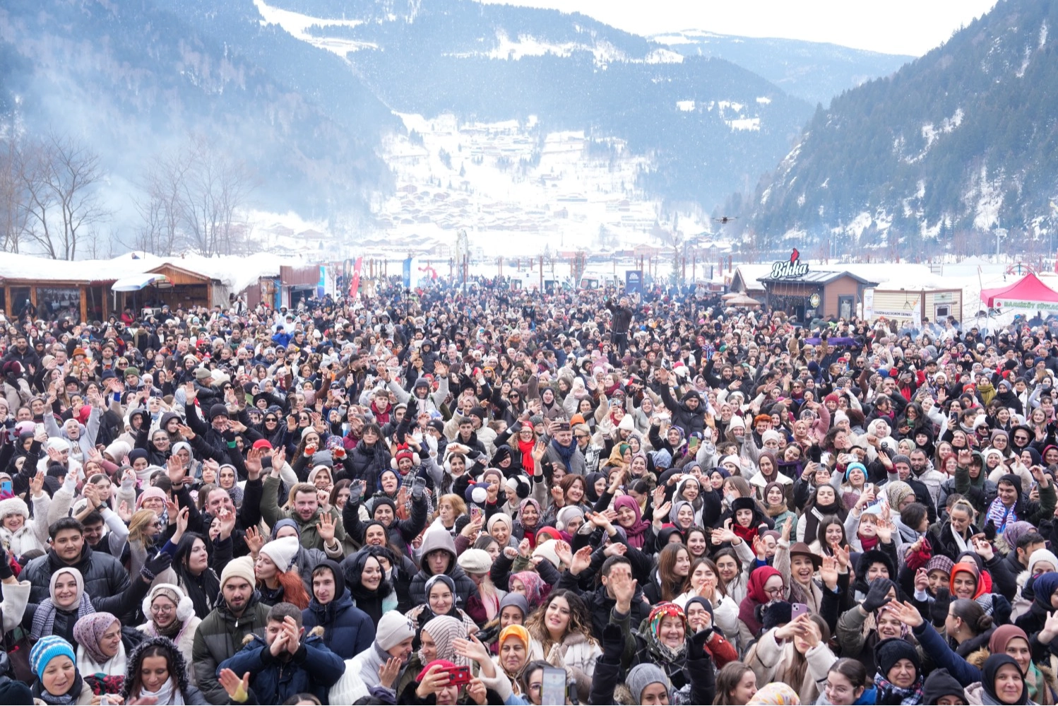 Uzungöl Kış Festivali’nde üçüncü gün coşkusu