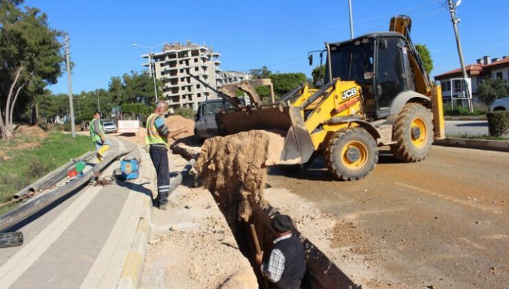 Antalya Manavgat Sarılar’da içme suyu çalışması bitiyor