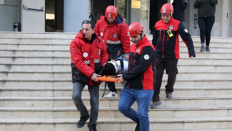 Bursa Gürsu’da gerçeği aratmayan tatbikat