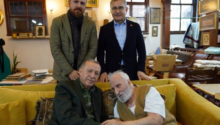 Cumhurbaşkanı Erdoğan, neyzen Niyazi Sayın’ı ziyaret etti
