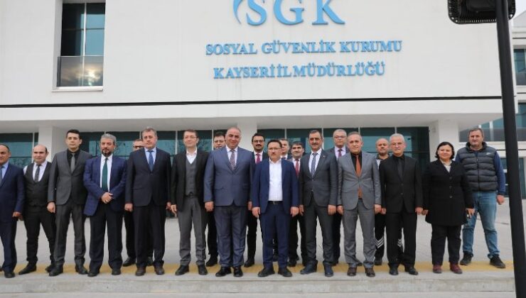 Gökmen Çiçek’ten SGK Kayseri’ye ziyaret