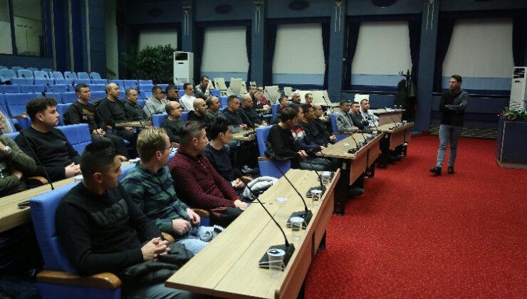 Kayseri Büyükşehir’de itfaiyecilere güvenlik eğitimi