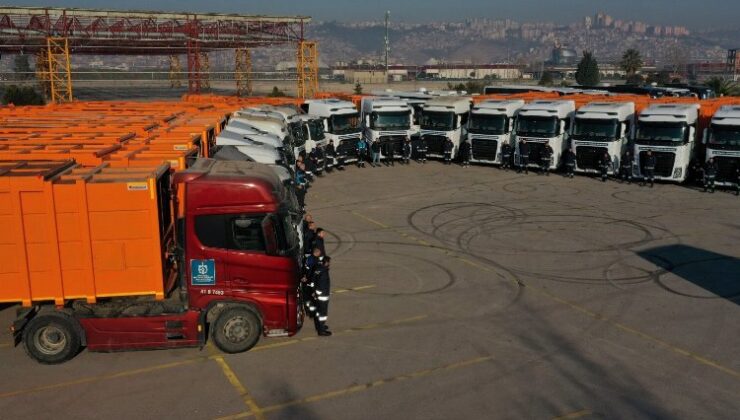 Kocaeli’de atık aktarma araçları hizmete girdi