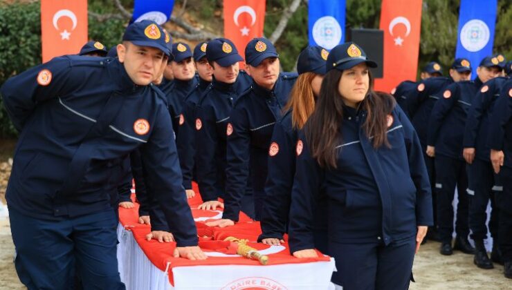 Muğla Büyükşehir’de itfaiye erleri yemin etti