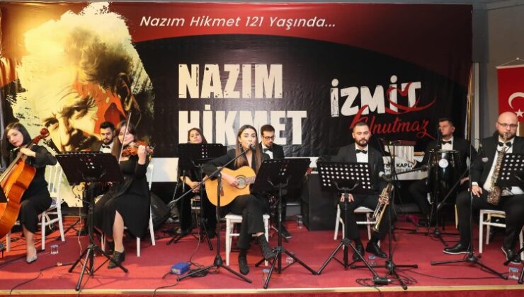 Nazım Hikmet, 121’inci doğum gününde İzmit’te şiirlerle anıldı