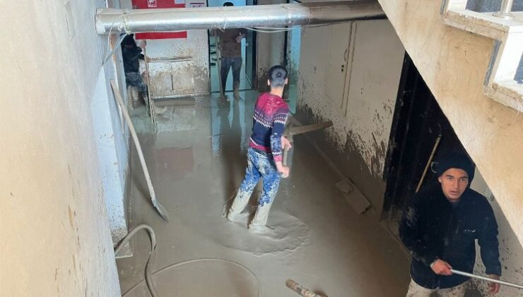 Adıyaman’daki polis lojmanları temizleniyor