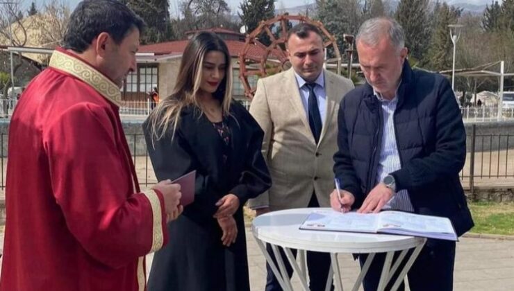 Bursa İnegöllü zabıta memuru Kahramanmaraş’ta dünya evine girdi