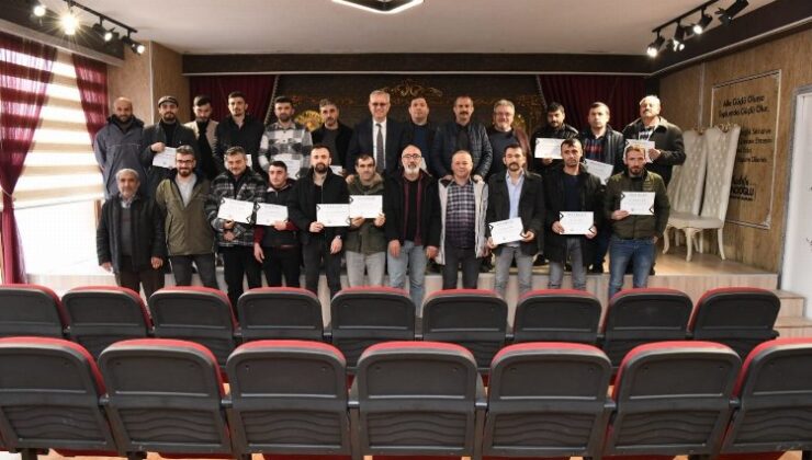Madencilere onur belgesi