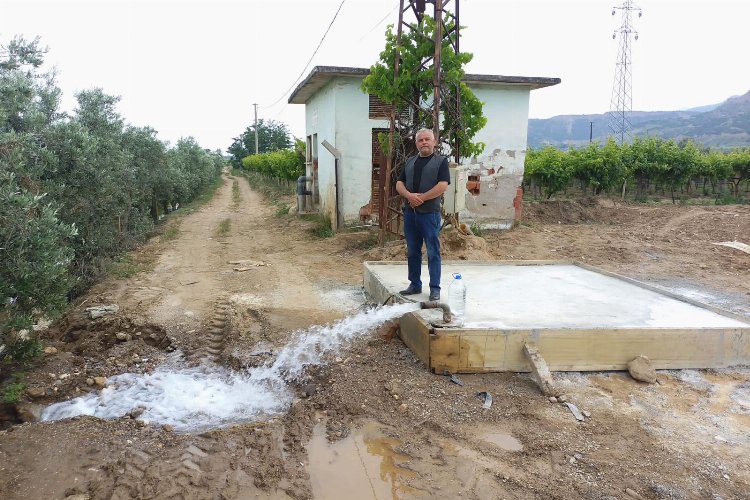 MASKİ Genel Müdürlüğü, Alaşehir ilçesine bağlı Piyadeler mahallesinde açtığı sondajda