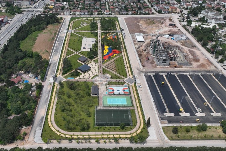 Kocaeli Büyükşehir Belediyesi tarafından Derince eski Askeri Hastanesi alanında projelendirilen