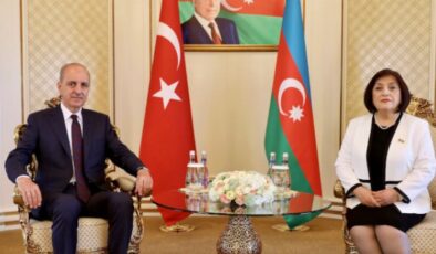 Kurtulmuş Azerbaycan’da mevkidaşıyla görüştü