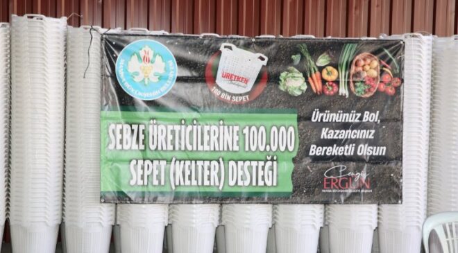 Manisa’da üreticiye sepet desteğine devam