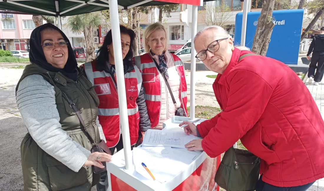 Edirne’de CHP Keşan İlçe Başkanlığı, Cumhurbaşkanı adayı olarak Ekrem İmamoğlu’nu