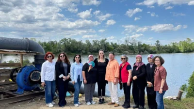 CHP Edirne İl Başkanı Harika Taybıllı, İpsala’da köy ziyaretleri yaparak