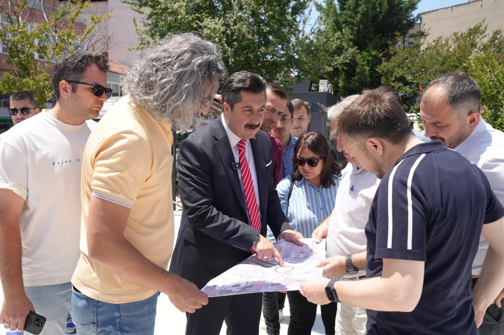 Bursa Yenişehir’in kalbi olarak nitelendirilen Heykel Meydanı ve akıllı kavşak projesi