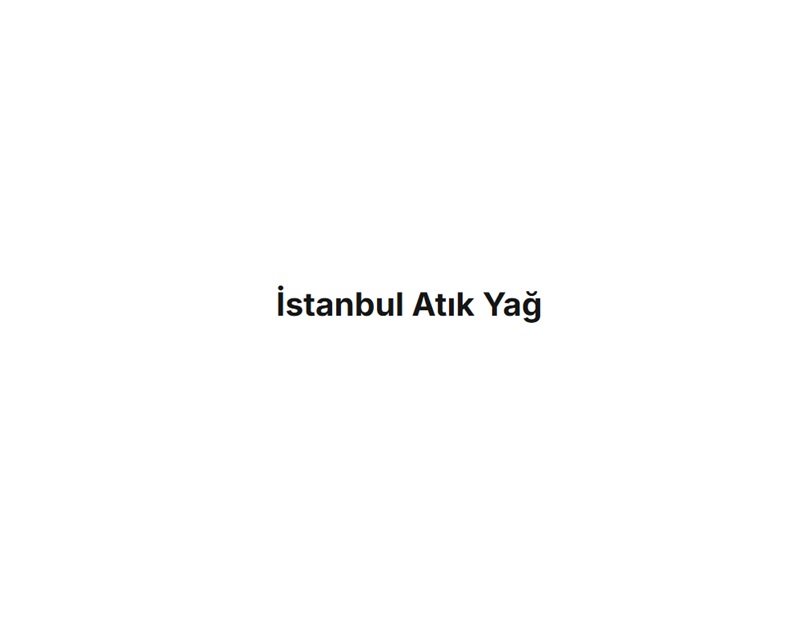 Çevre kirliliğinin önüne geçmek ve doğayı korumak için atık yağların