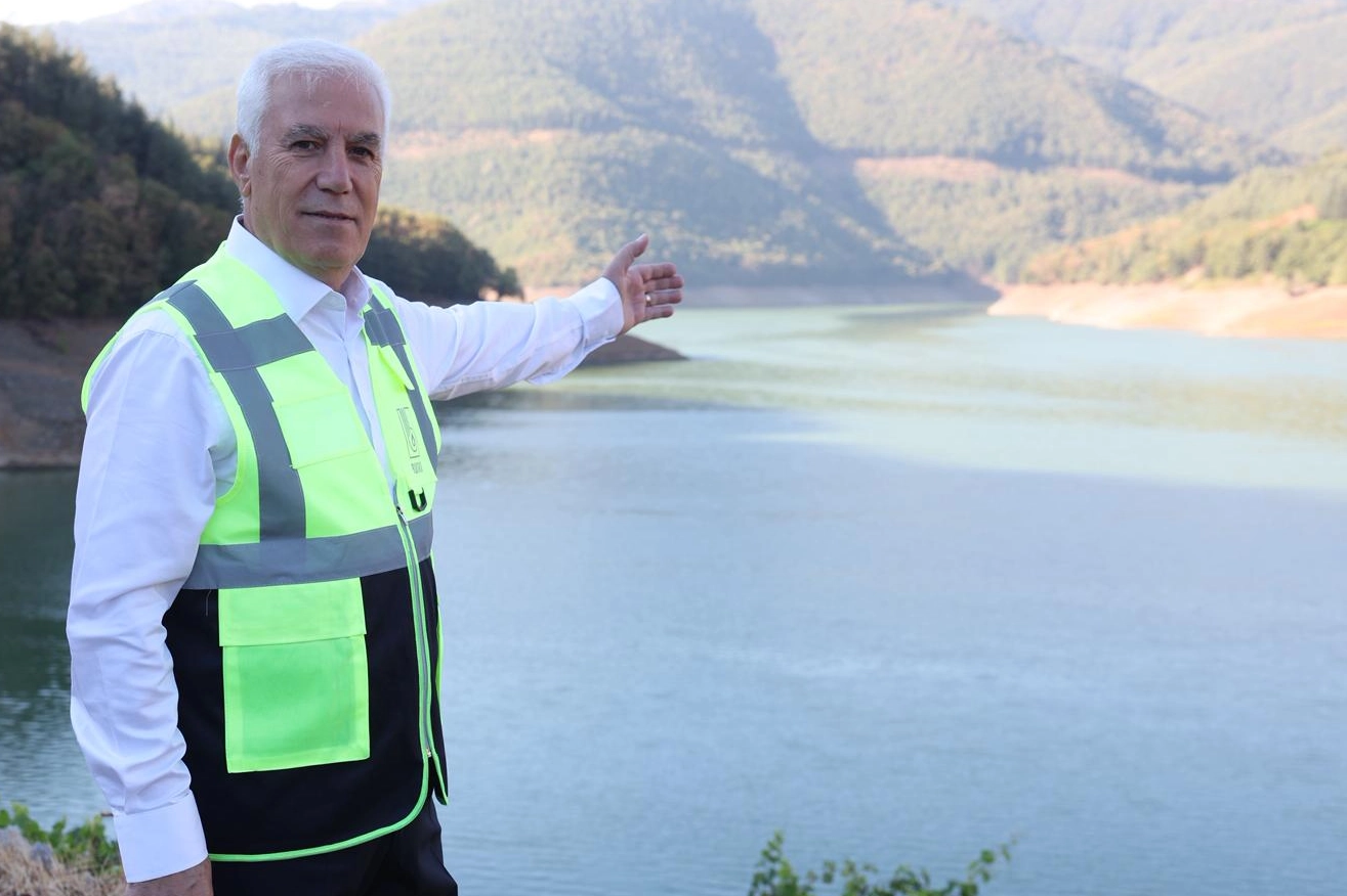 Bursa’da Nilüfer Barajı’nın tamamen kuruduğu, Doğancı Barajı’nın kritik seviyelere indiği