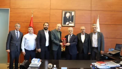 Kayseri Ticaret Odası (KTO) Başkanı Ömer Gülsoy, Başkan Yardımcısı Hacı