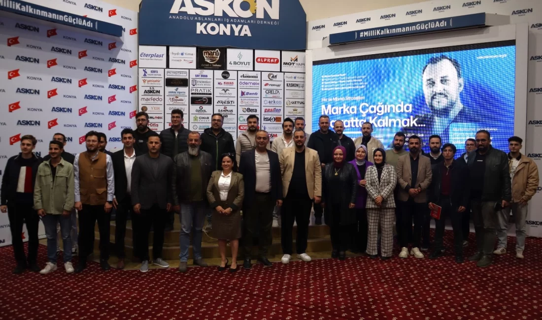 ASKON Konya’da markalaşma masaya yatırıldı Anadolu Aslanları İşadamları Derneği (ASKON) Konya Şubesi, iş dünyasının rekabet