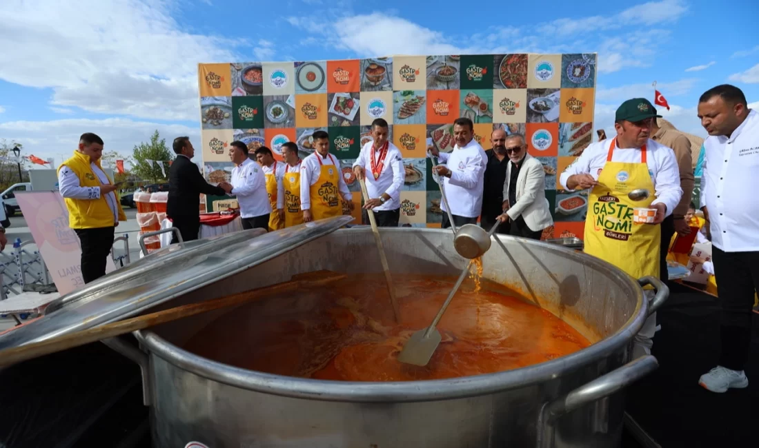 Kayseri’de gastronomi şöleni başladı Kayseri Büyükşehir Belediyesi tarafından 24-25-26 Ekim 2025 tarihleri arasında düzenlenecek