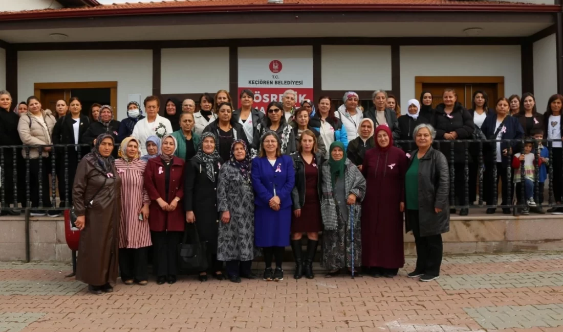 Keçiören Belediyesi’nden meme kanseri farkındalık eğitimi Keçiören Belediyesi, toplumsal farkındalık ve fırsat eşitliğini artırmak amacıyla ilçenin