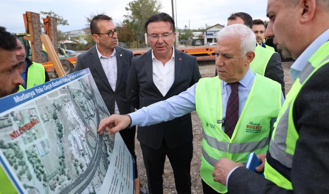 Mudanya Yolu’nda trafiği rahatlatacak köprü projesi hızla ilerliyor Bursa Büyükşehir Belediyesi, Nilüfer-Osmangazi-Mudanya ilçelerinin kesiştiği ve Bademli ile Geçit’i