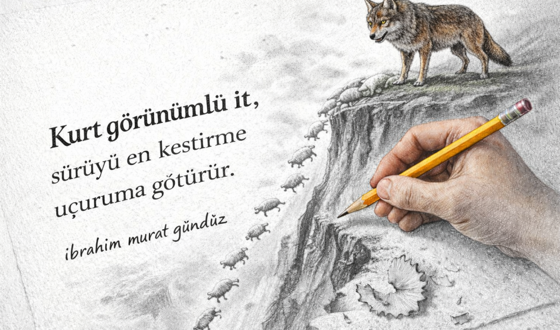 &nbsp; İbrahim Murat Gündüz’ün kurt metaforu üzerinden verdiği sert mesajlar