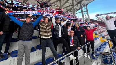 Zonguldakspor Bickern Spor Kulübü Başkanı Hüseyin Şengün ve Almanya sorumlusu