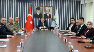 Artvin Valisi Turan Ergün başkanlığında düzenlenen İl Güvenlik ve Asayiş