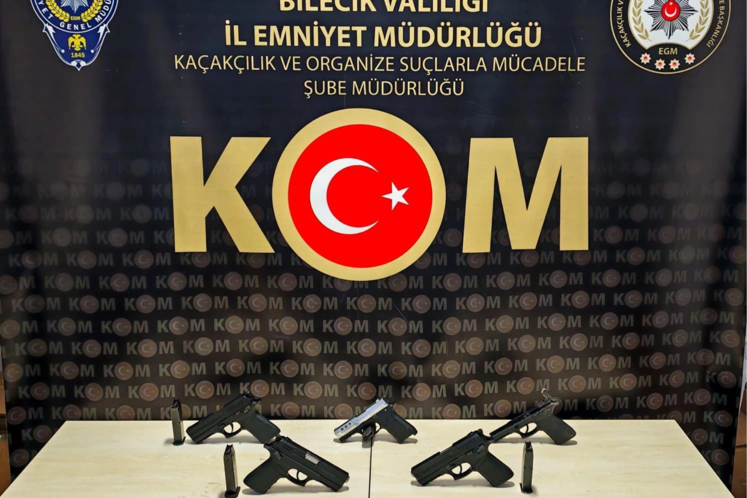 Bilecik İl Emniyet Müdürlüğü’ne bağlı Kaçakçılık ve Organize Suçlarla Mücadele