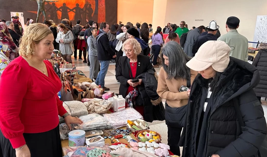 Birleşmiş Milletler’de düzenlenen UN Women’s Guild yılbaşı kermesinde Türkiye standı,