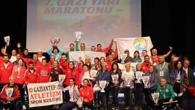 Gaziantep Büyükşehir Belediyesi ve Türkiye Atletizm Federasyonu iş birliğinde düzenlenen