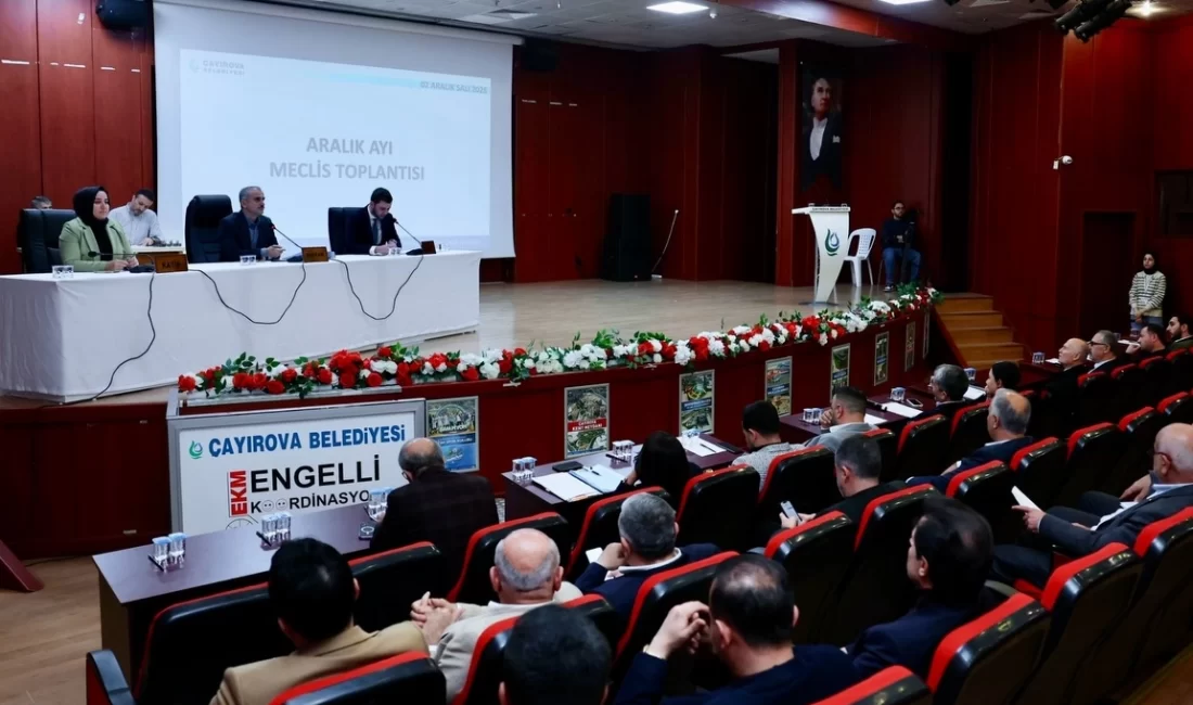 Kocaeli Çayırova Belediyesi Aralık Ayı Olağan Meclis Toplantısı, bugün gerçekleştirildi.