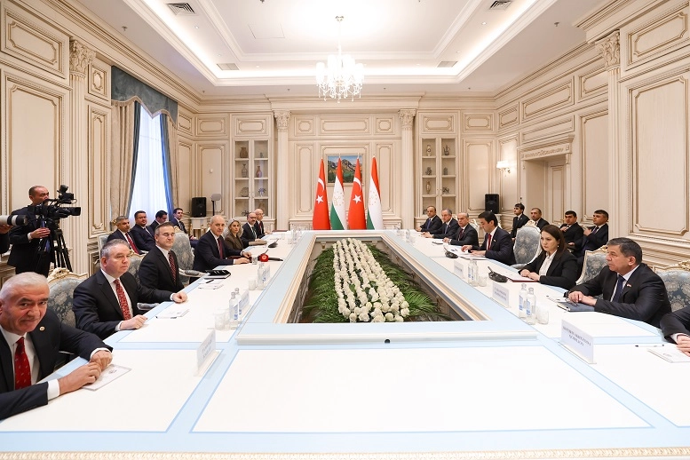 TBMM Başkanı Numan Kurtulmuş, resmi ziyaret gerçekleştirdiği Tacikistan’ın başkenti Duşanbe’de,