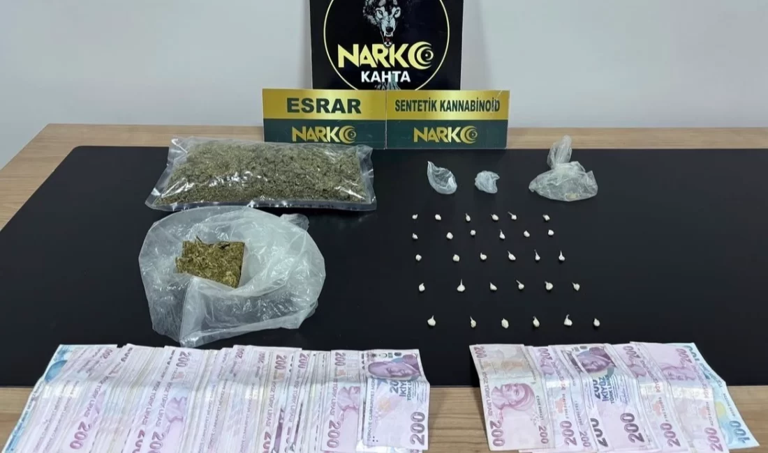 Adıyaman’ın Kahta ilçesinde güvenlik güçleri uyuşturucuya yönelik geniş çaplı bir