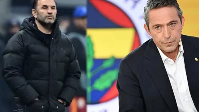 Fenerbahçe eski Başkanı Ali Koç ile Galatasaray Teknik Direktörü Okan