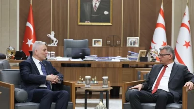 Ticaret Bakanı Ömer Bolat, Kuzey Kıbrıs Türk Cumhuriyeti ziyareti kapsamında