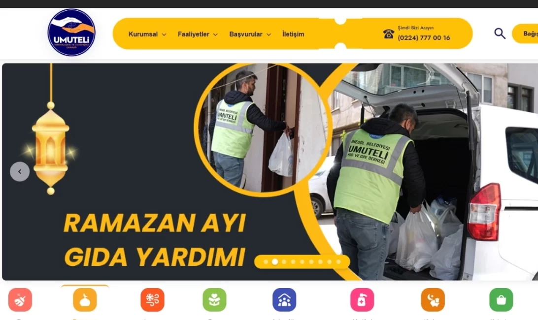 Bursa’da İnegöl Belediyesi’nin sosyal yardım çalışmalarını daha hızlı ve erişilebilir
