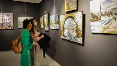 Bursa Kent Konseyi Ressamlar Çalışma Grubu’nun hazırladığı ‘Yeni Yıla Merhaba’