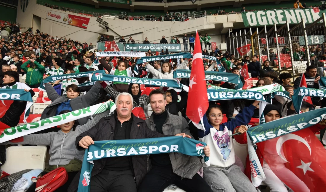 Bursaspor’a desteğini her alanda sürdüren Osmangazi Belediyesi, hayatında hiç maça