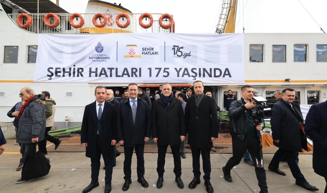 İstanbul Büyükşehir Belediyesi’nin köklü markası Şehir Hatları, 175. yılını tarihi