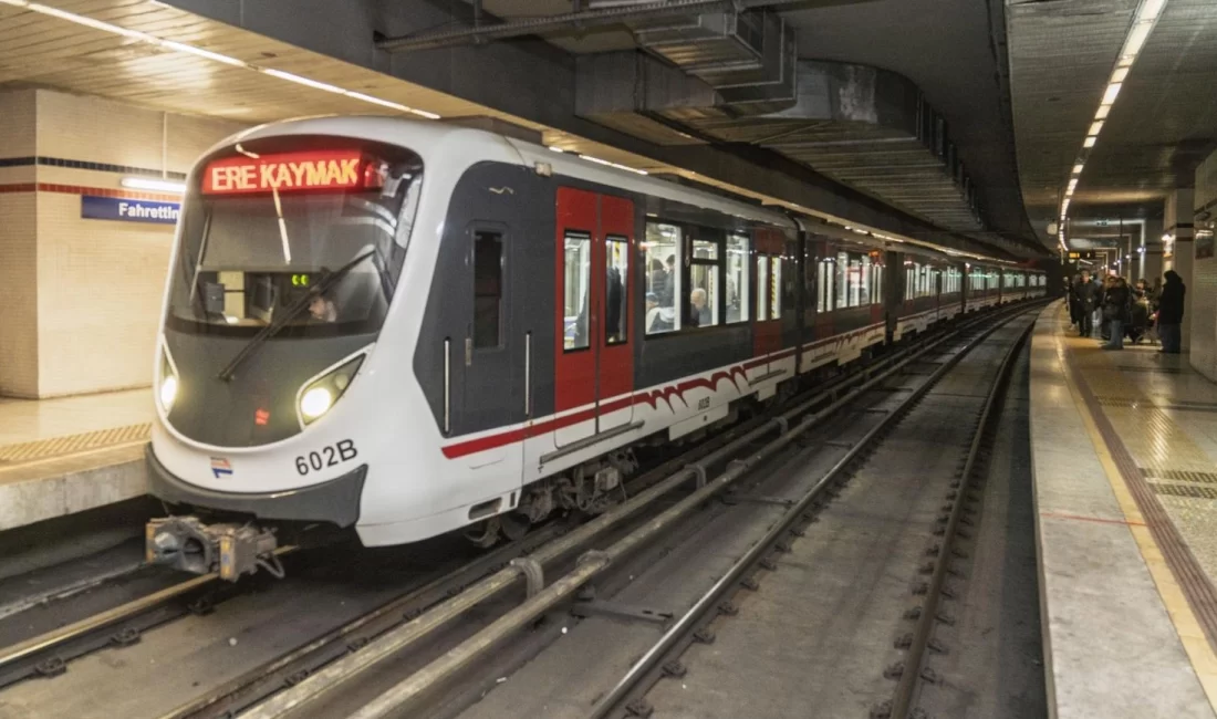 İzmir Metrosu’nda güvenliği artırmak amacıyla Fahrettin Altay İstasyonu’ndaki dört demiryolu