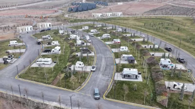 ATA Çiftliği’nde (BAKAP) hizmet veren Karavan ve Çadır Kamp Alanı,