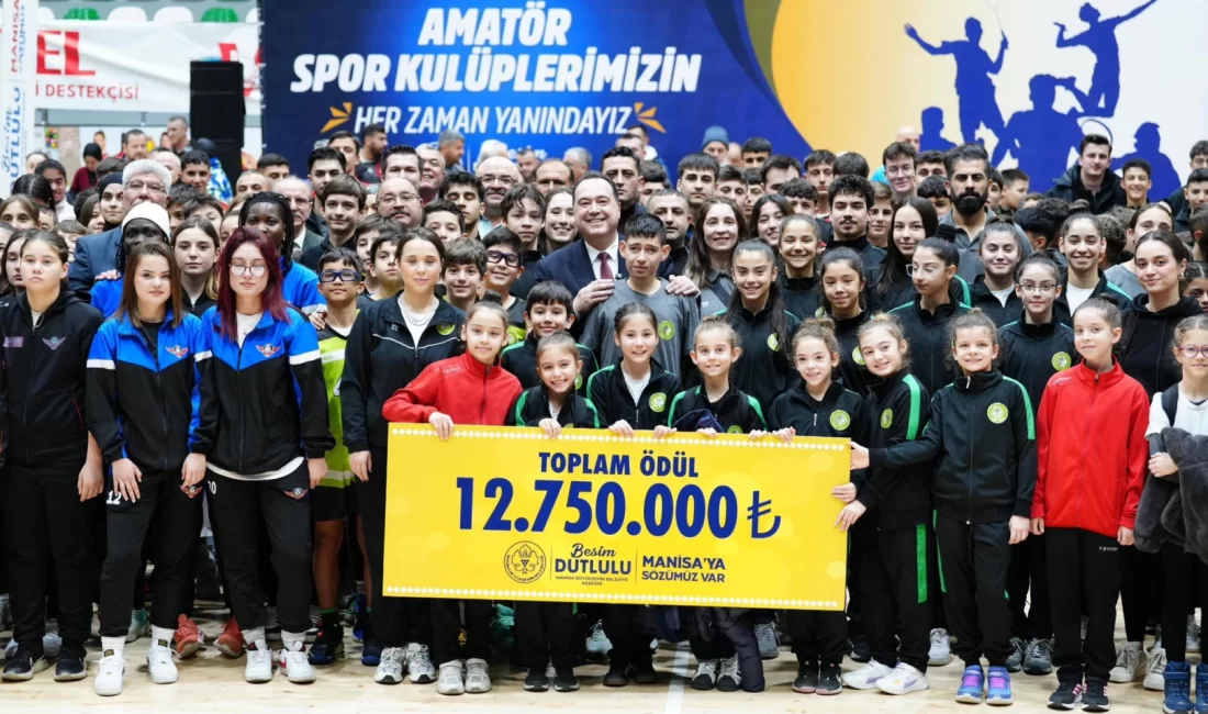 Sporun ve sporcunun en büyük destekçilerinden Manisa Büyükşehir Belediyesi, Manisa’da