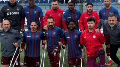 Trabzon Büyükşehir Belediyesi Ampute Futbol Kulübü, deplasmanda karşılaştığı Malatya ekibini